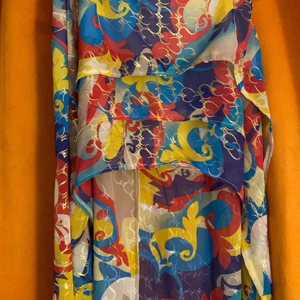 Apple Bottoms Skirts 🍎 High Low Sz S | Multi-Colour and Purple